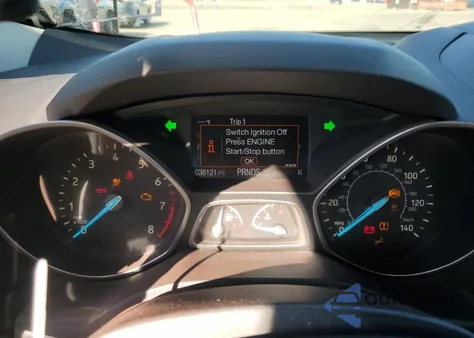 2017 Ford Escape Titanium из США, поврежденный, VIN 1FMCU0JD4HUA30900